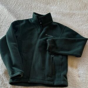 Columbia Dark Green Fleece Jacket